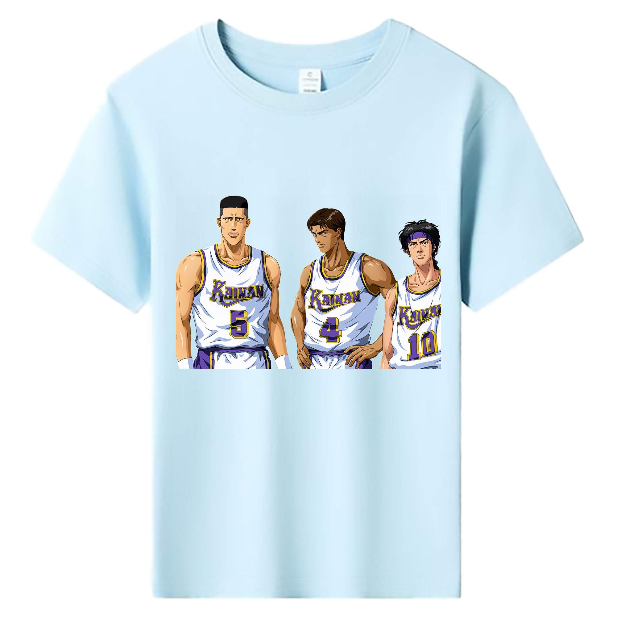 （画像用） SLAM DUNK／スラムダンク 綿100％キッズTシャツ（フロントプリント）